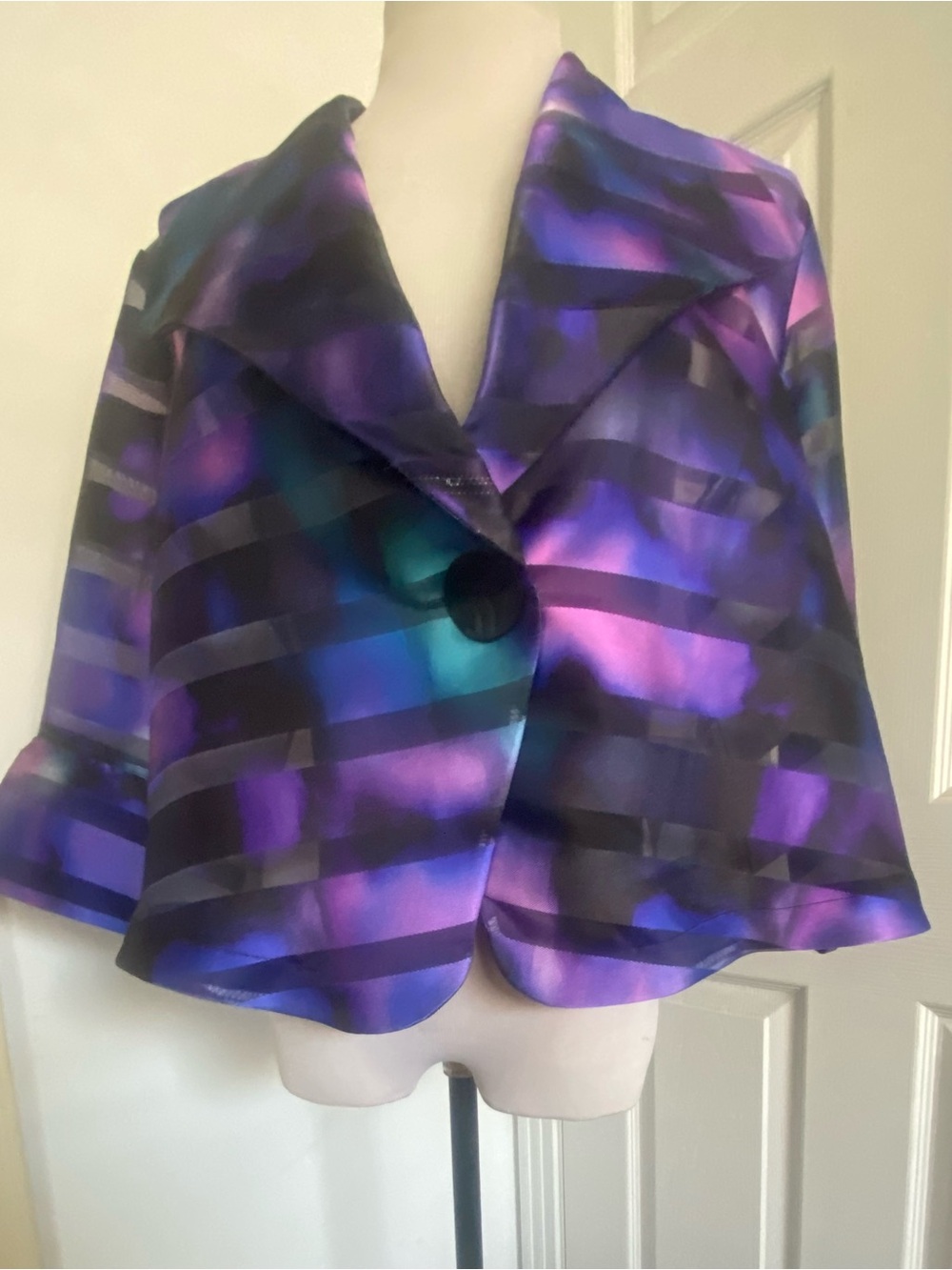 Joseph Ribkoff Multi Color Swing Jacket - Picture 10 of 12